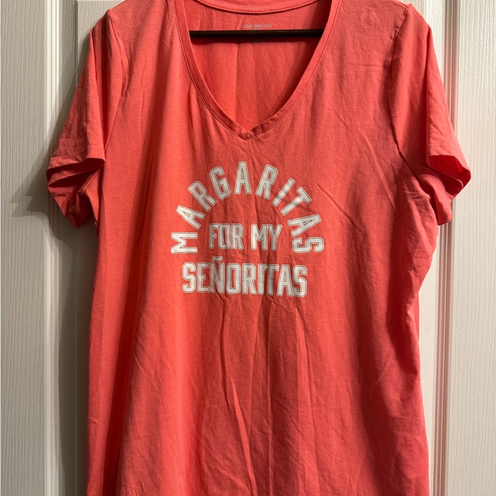 Lane Bryant Orange Tee